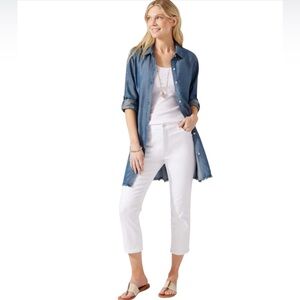 NWT Tommy Bahama Size S Chambray Boyfriend Shirt Dress Versatile Cover Up